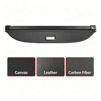 Housse de coffre de voiture en toile télescopique à deux niveaux, imperméable, pour Infiniti QX50 QX55 QX60, pare-soleil de coffre avec poignée