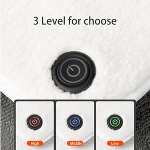 ANJUNY ผ้าห่มไฟฟ้าแบบชาร์จไฟได้ USB, ผ้าห่มไฟฟ้าสำหรับใช้ในรถบ้านสำนักงานคอหลังช่วยบรรเทาอาการปวดที่บ้านสำนักงาน - Product Image 5