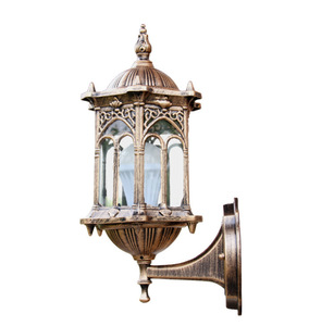 Lampe murale extérieure traditionnelle LED en alliage d'aluminium, étanche, blanc chaud 3500K, angle de faisceau de 20 degrés, garantie 10 ans, dimmable - Product Image 6
