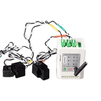 Compteur d'énergie intelligent IoT triphasé avec moniteur de puissance LCD sans fil ouvert 200A Communication RS485 Technologie Lora