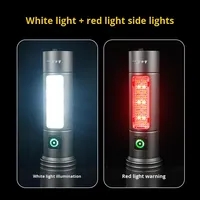 Lampe laser de camping rechargeable SA-M117, multifonction, haute luminosité, blanc, longue portée (200-500m), télescopique
