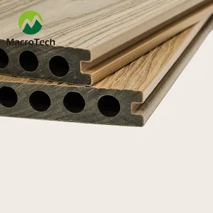 Macro tech WPC Engineered Floor ing Holz Kunststoff Composite Decking Board für Außen terrasse Patio