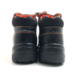 Scarpe Antinfortunistiche da Lavoro in Pelle Nera con Punta in Acciaio per Uomo, Modello SB <span class=keywords><strong>S1P</strong></span> per Cantieri Edili - Product Image 4