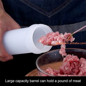 Harga pabrik pengisi daging sosis Manual <span class=keywords><strong>3</strong></span> kepala untuk pengisi daging dioperasikan tangan mesin sosis corong alat dapur - Product Image 2