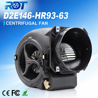 Ventilateur Radial Industriel 4 Vitesses Boîtier PP D2E146-HR93-63 Solution de Remplacement pour Refroidissement d'Équipement et Gestion Thermique du Flux d'Air