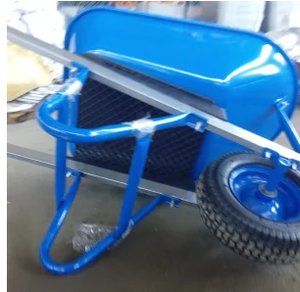 Пневматический Колесный стальной квадратный лоток тачка металлическая крофт-Барроу WB8603 - Product Image 2