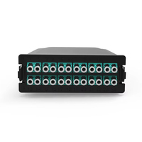 Panel MPO de 24/96 núcleos, caja de terminales de cable óptico, caja de distribución de Red FTTH, Panel de conexión de fibra óptica