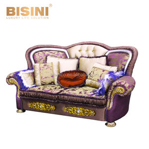 Sofá de Salón de Lujo Bisini, Muebles Hechos a Mano, Sofá Seccional de Madera Tallada Delicada de Estilo Europeo Real - Product Image 4