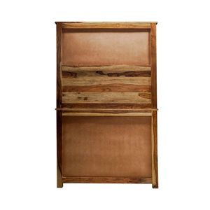Mueble Bar de Madera de Mango, Acabado Natural, Mueble para Almacenamiento de Vino para Hogar, Bar, Cocina, Comedor, Restaurante, Cafetería, Hotel - Product Image 3