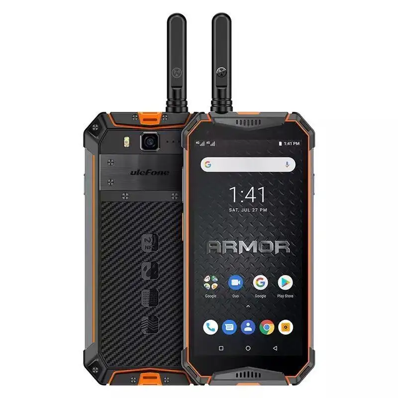 Brand Ulefone Armor 3WT walkie talkie mobile Rugged Phone 6GB Ram with sim card NFC 4G Smartphone