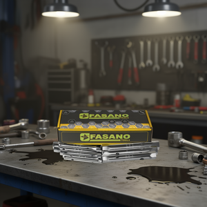 Fasano Tools Combination Wrench <b>Set</b> 6 <b>Pc</b> Metric Chrome Vanadium Steel Automotive Repair - Product Image 3