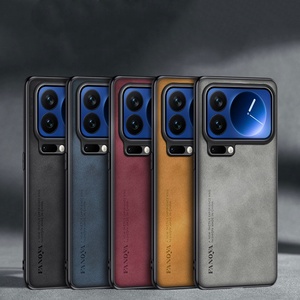 Casing Pria Bisnis Mewah untuk Xiaomi 17 Pro Max / 17 Pro / 17 Kulit Domba Penutup Belakang Tahan Benturan Lensa Lengkap - Product Image 1