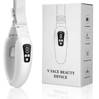Appareil de massage facial à micro-courant, machine de beauté vibrante pour le lifting de la peau, instrument facial réglable à plusieurs niveaux