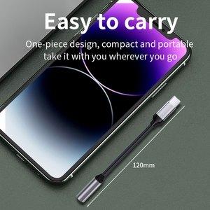 อะแดปเตอร์เสียง USB Type C 3.5 มม. พร้อมฉนวนป้องกันแบบถัก สำหรับลำโพง โทรศัพท์ คอมพิวเตอร์-ตัวผู้-ตัวเมีย <span class=keywords><strong>สาย</strong></span>แปลง USB C เป็น <span class=keywords><strong>AUX</strong></span> - Product Image 4