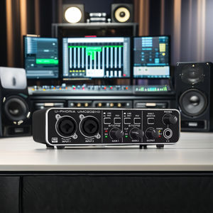 <span class=keywords><strong>Carte</strong></span> <span class=keywords><strong>Son</strong></span> Externe USB Haut de Gamme <span class=keywords><strong>Behringer</strong></span> UMC202HD pour Streaming Live Professionnel, Enregistrement sur Ordinateur et Guitare pour Téléphone - Product Image 6