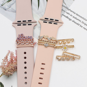 HMJ - Juego de Decoración para Relojes con Diseño de Huellas de Perros y Gatos, Correa de Reloj con Dijes para <span class=keywords><strong>Accesorios</strong></span> de <span class=keywords><strong>Apple</strong></span> Watch - Product Image 5