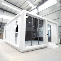 Cabane mobile de luxe préfabriquée Apple Cabin House 20 pieds 40 pieds, mini cabane Apple pour hôtels, villas ou usage personnel avec salle de bain