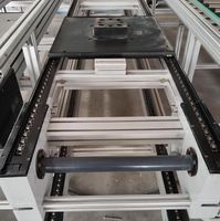 Sistema de Transferencia de Palés de Fábrica Toshine, Transportador de Cadena de Doble Velocidad con Tamaño Personalizado, Máquina de Transporte de Palés