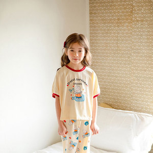 Pijamas de Algodón 100% para Niñas, Pijamas de Manga Larga para Bebés, Pijamas con Estampado de Flores para Niñas - Product Image 4