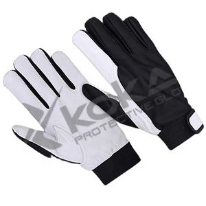 Guantes de seguridad de trabajo de piel de cabra anticortes y antideslizantes de primera calidad, Arbeitshandschuhe de cuero XL para protección de conducción, función de luz - Product Image 1