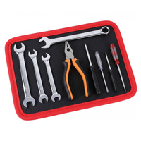 Tapis organisateur d'outils magnétique flexible antidérapant pour réparation automobile, pour vis, boulons, clés et outil de ramassage magnétique télescopique
