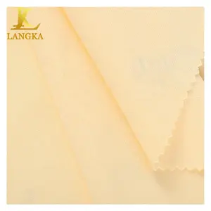 Langka custom design solid color 100% organic cotton jersey interlock fabric for children