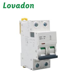 63A 2P мини-выключатель DC 60N 1000 В Номинальное напряжение 6KA размыкающая способность защитный MCB для LI - Product Image 1