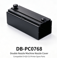 Cache-buse double pour machine DB-PC0768, compatible avec les pièces détachées d'imprimante CIJ D 422I