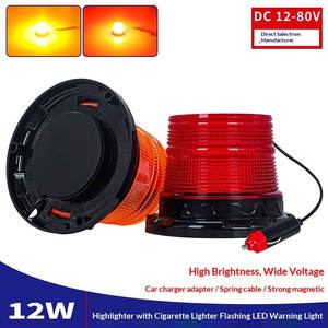 Luz <span class=keywords><strong>de</strong></span> Advertencia LED Magnética para Montacargas, Conector para Encendedor <span class=keywords><strong>de</strong></span> Cigarrillos, 24 Luces Intermitentes, <span class=keywords><strong>Señal</strong></span> <span class=keywords><strong>de</strong></span> Techo para Autobús <span class=keywords><strong>Escolar</strong></span> - Product Image 5