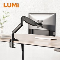 LDT82-C012E 17 "-45" 15kg bras de moniteur à ressort mécanique robuste support de support de moniteur unique pour ordinateur VESA