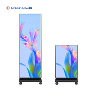 Écran LED portable numérique pliable CANBEST CJ PRO C2 P1.2 P1.5 P1.8 COB, écran d'affichage numérique de 80 pouces pour restaurant