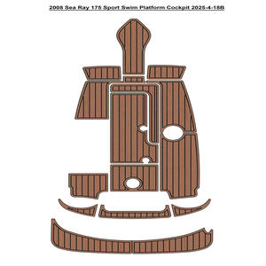Suelo de EVA con Aspecto de Madera de Teca para Yates y Embarcaciones Sea Ray 175 Sport 2008, Instalación Moderna con Sistema de Clic, Artículo de Venta Caliente en eBay y AliExpress - Product Image 3