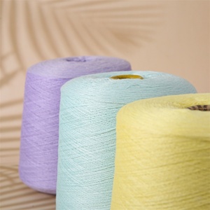 เส้นด้ายฝ้าย40% เส้นใยวิสคอส2/30NM 60% นุ่มน้ำหนักเนื้อนุ่มสำหรับถักระบายอากาศได้ดีทนทานแบรนด์สิงโตสวมใส่สบายอุปกรณ์งานฝีมือ - Product Image 1