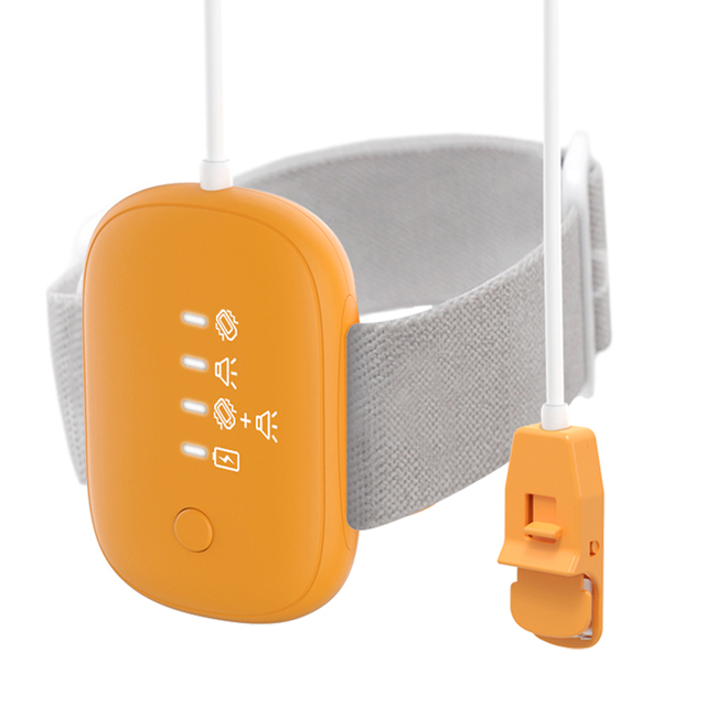 Comfortable Design Sound Vibration Bedwetting Pee Alarm Potty Training Enuresis Magnetic Sensor Bed Wetting Alarm Baby Monitor