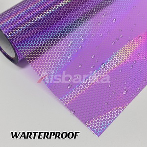 Aika láser holográfico camaleón panal <span class=keywords><strong>faro</strong></span> película coche pegatina camaleón motocicleta <span class=keywords><strong>vinilo</strong></span> pegatinas - Product Image 5
