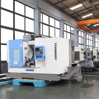 Tour horizontal automatique TCK600DY 220V à broche unique, haute performance, haute précision, haute qualité, pour une performance constante