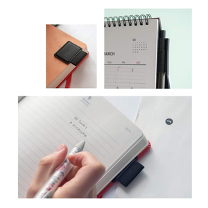 ที่ใส่ปากกาหนัง PU แบบติดเอง ที่หนีบปากกาแบบสร้างสรรค์ ที่ใส่ปากกาสไตลัสสำหรับ <span class=keywords><strong>iPad</strong></span> สมุดโน้ต อุปกรณ์เสริมแท็บเล็ต - Product Image 2