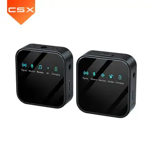Csx Gm50 पोर्टेबल rts iphone के लिए ऑडियो वीडियो रिकॉर्डिंग माइक एंड्रॉइड पॉडकास्ट गेमिंग माइक 2.4 जी वायरलेस लैवेलियर माइक्रोफोन