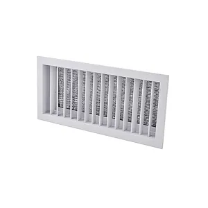 Moderno CN;FUJ alluminio griglia aria regolabile HVAC sfiato <span class=keywords><strong>legno</strong></span> lega di alluminio avvolgibili orizzontali per applicazione Hotel - Product Image 1