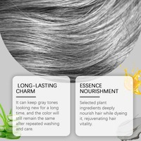 Crème pour cheveux gris Hoegoa, hydrate les cheveux pendant longtemps