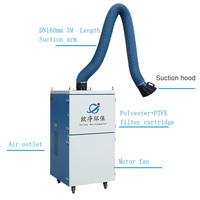 Colector de Polvo para Soldadura, 99.9% de Eficiencia, Acero al Carbono, 1650CFM, Bajo Consumo, Purificador de Aire Industrial para Soldadura