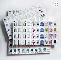 Tuiles de Mahjong de collection Golf Masters en acrylique multicouche, comme cadeau de Noël pour les amateurs de Mahjong et de golf