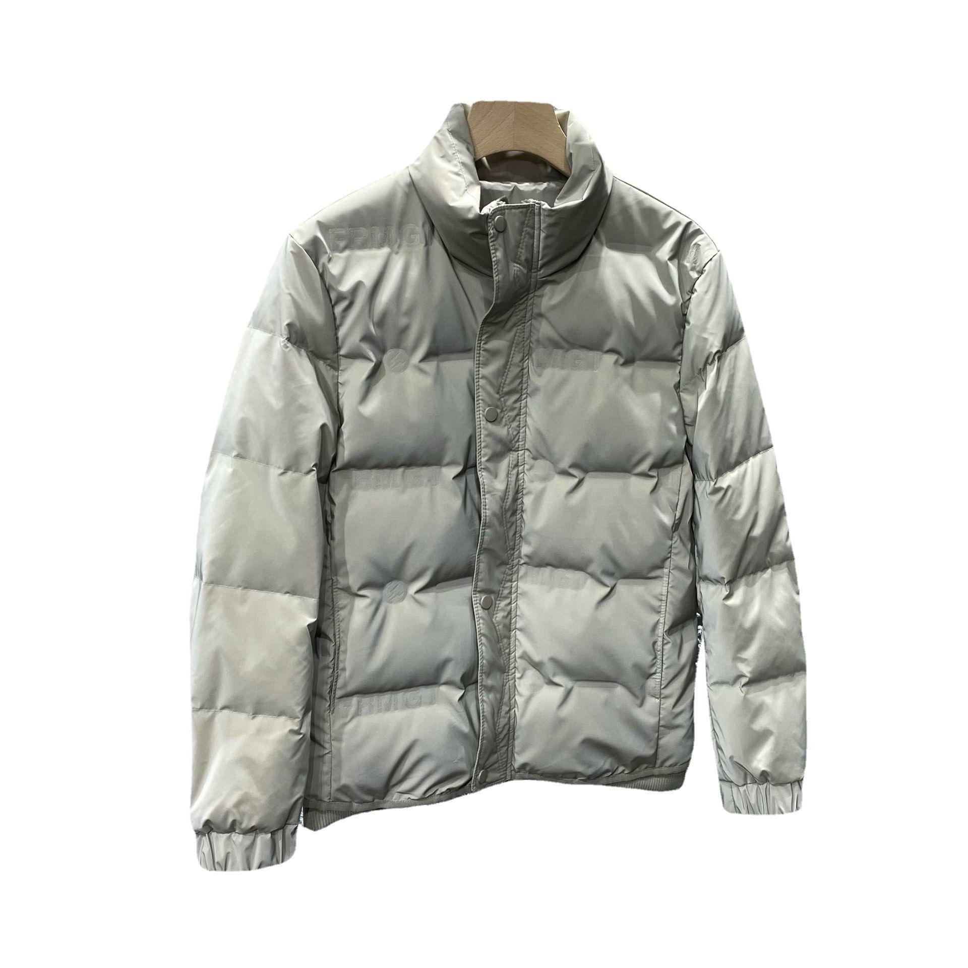 heavy canvas down padded jacket