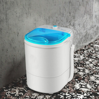 Lave-linge/sécheuse tout-en-un mini semi-automatique à double usage, pliable, économe en énergie, à un seul cylindre, séchage par bande de déshydratation, pour enfants