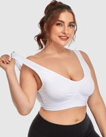 Soutien-gorge de sport respirant et aéré pour femme, anti-choc, avec coussinets amovibles, dos en U, idéal pour le yoga