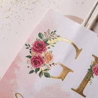 Sacs cadeaux en papier personnalisés, sacs shopping en papier kraft adaptés aux faveurs de mariage et aux boutiques de détail