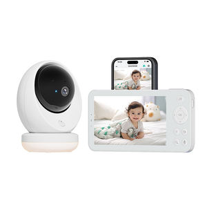 Moniteur vidéo intelligent pour bébé sans fil HD 720P 1080P, conception avec vue grand angle, vision nocturne infrarouge, caméra de surveillance domestique, alarme de zone pour bébé - Product Image 1