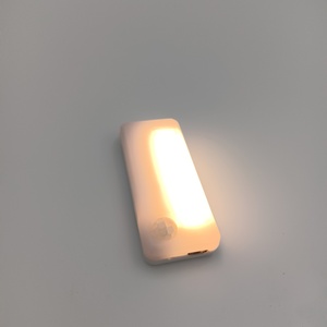 Modern <b>LED</b> Drawer <b>Lights</b> <b>Motion</b> <b>Sensor</b> 4-Piece Cabinet Lighting Closets Indoor Use Vibration 5V Rechargeable Battery Magnetic - Product Image 5