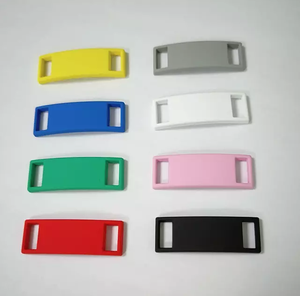 Gran Oferta: Dijes Profesionales Personalizables para Cordones de Zapatos, de Aleación de Zinc en Blanco con Logotipo, Dubraes Metálicos y Cierres para Cordones con Técnicas de Plateado - Product Image 2