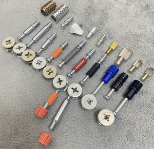 Sujetador de partición de muebles JN, armario, ordenador, escritorio de oficina, tablero, enlace, tornillo para muebles, conector tres en uno - Product Image 5